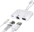 Powermaster Lightning Type-C to Lightninng Ethernet USB-A Dönüştürücü