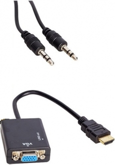 Powermaster PM-32015 HDMI to VGA AUX Dönüştürücü