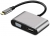 Powermaster Type-C to HDMI VGA USB-A Type-C Dönüştürücü