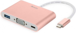 Benks U20 Type-C to USB 3.0 VGA Type-C Dönüştürücü