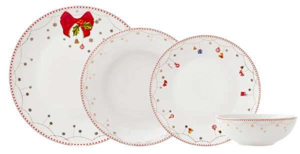 Karaca Nordic Joy 24 Parça Yemek Takımı