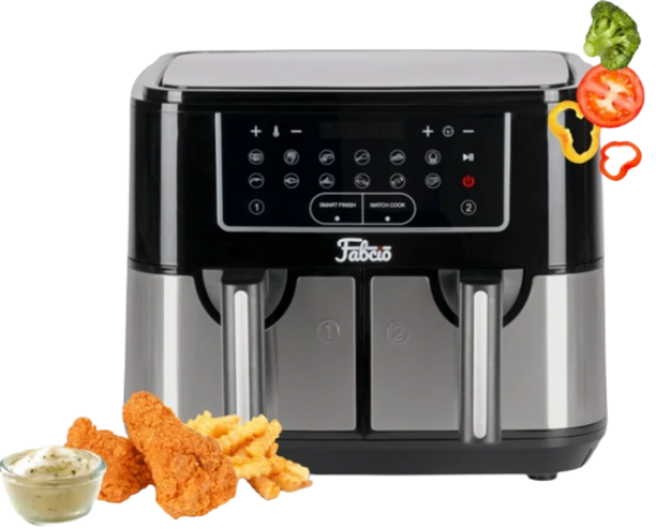 Fabcio Duo V2 Air Fryer Fritöz