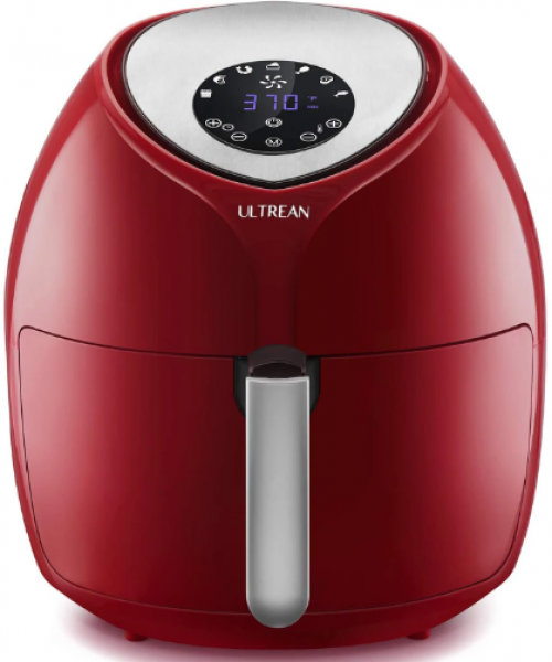 Ultrean 6 Quart Air Fryer Fritöz (Kırmızı)