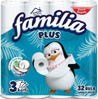 Familia Plus Hindistan Cevizi Özlü Tuvalet Kağıdı 32 Rulo