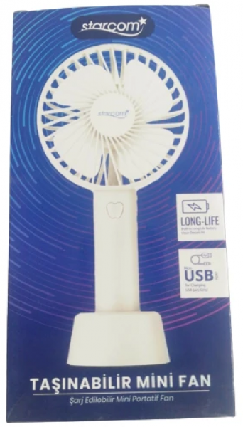 Starcom Mini El Tipi Vantilatör