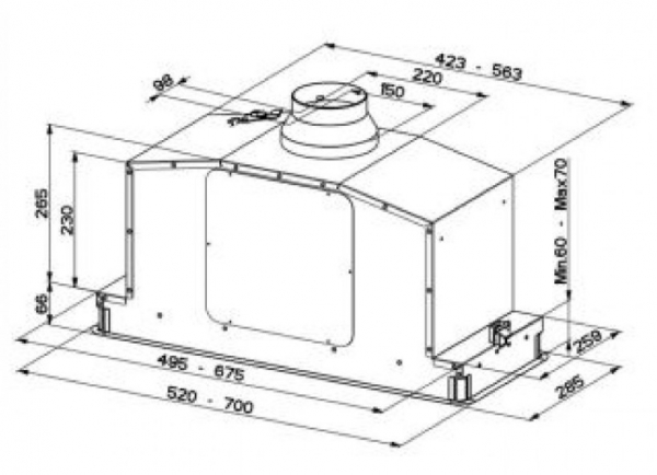 Franke İn-Lıght Ev8+ Wh Matt A70 1100456218 Aspiratör