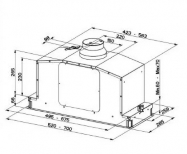 Franke İn-Lıght Ev8+ Wh Matt A52 1100456216 Aspiratör