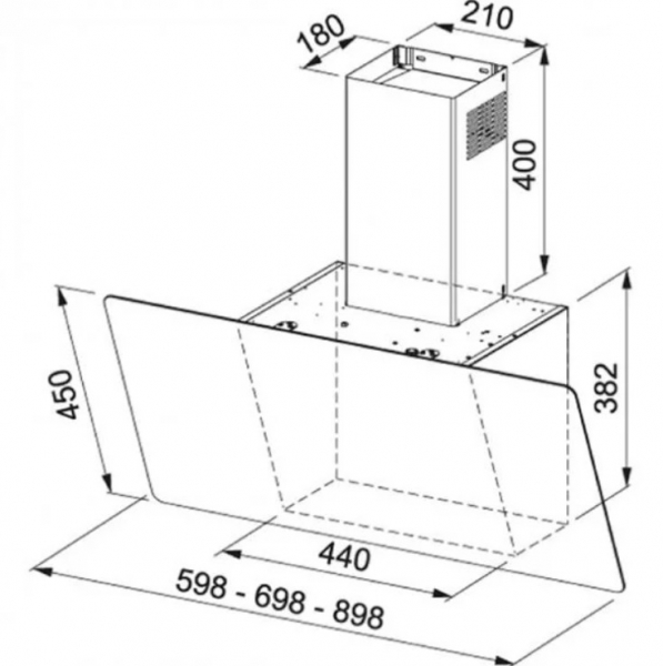 Franke FPJ V 915 V BK/SS A90 3300516052 Davlumbaz
