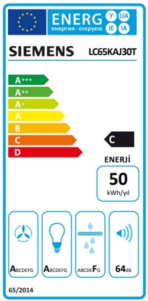 Siemens LC65KAJ30T Aspiratör