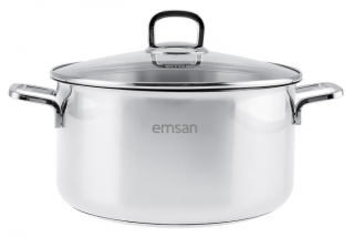 Emsan Cocinero 7 Parça Çelik Tencere Seti