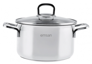 Emsan Cocinero 7 Parça Çelik Tencere Seti