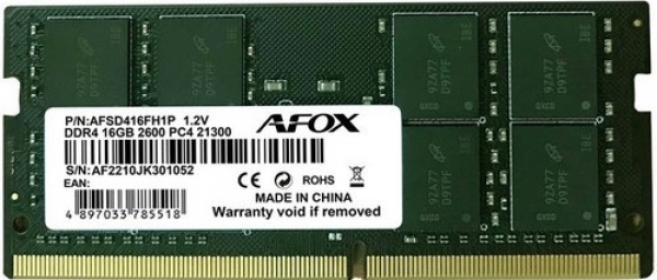 Afox AFSD416FH1P 16 GB 2666 MT