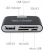 Alfais 4941S USB 3.1 Type-C to USB-A Micro USB SD MicroSD Dönüştürücü