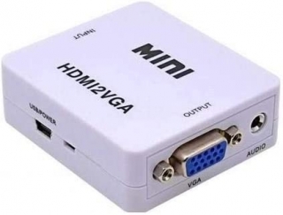 Alfais 4314 HDMI to VGA Audio Dönüştürücü