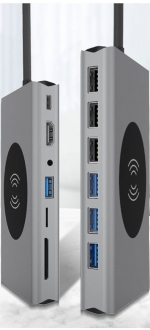 Daytona B15W 15in1 Type-C to USB 3.0 HDMI VGA RJ45 Dönüştürücü