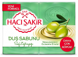 Hacı Şakir Duş Sabunu Saf Zeytinyağı Kalıp Sabun 500 gr