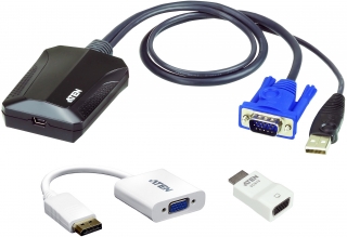 Aten CV211 Laptop USB KVM Console Crash Card Dönüştürücü