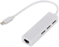 Alfais 4693 USB 3.1 Type-C to USB-A Ethernet resim