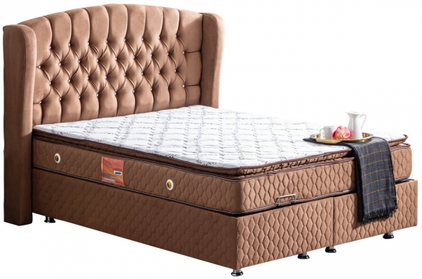 Setay Sultan Real Pedli 90x190 Baza+Başlık+Yatak Seti