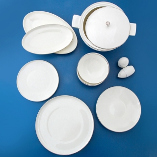Jumbo Cloud Platin 56 Parça Yemek Takımı