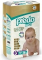 Predo Baby Premium Comfort 3 Beden 68 Adet Midi Bebek Bezi