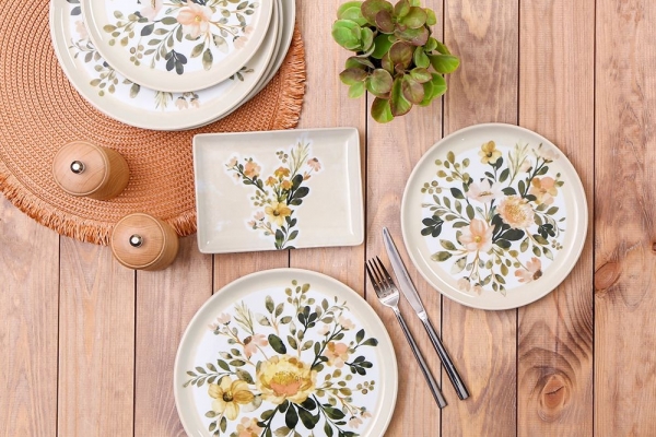 Porland Floral 18 Parça Kahvaltı Takımı