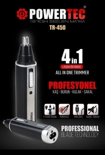 Powertec TR-450 Tüy Alma Makinesi