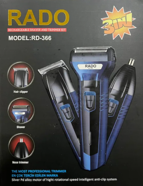 Rado RD-366 Çok Amaçlı Tıraş Makinesi