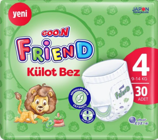 Goon Friend Külot Bez 4 Beden 30 Adet Bebek Bezi