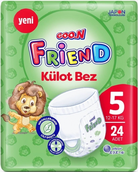 Goon Friend Külot Bez 5 Beden 24 Adet Bebek Bezi