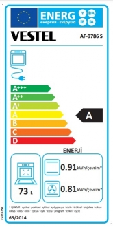 Vestel AF-9786 S Ankastre Fırın