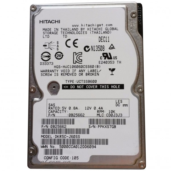 Hitachi Ultrastar C10K600 HDD