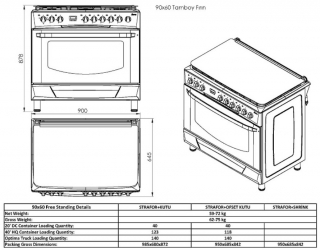 GL General GLF 9050RS Kuzine Fırın