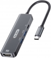 Go Des GD-6828 Type-C to HDMI USB 3.0 PD resim