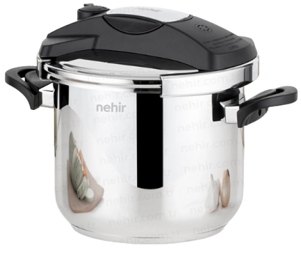 Nehir Silver Matik Düdüklü Tencere (5 Litre)