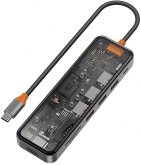 Wiwu CB007 Cyber Type-C to USB 3.0 HDMI PD SD MicroSD Dönüştürücü