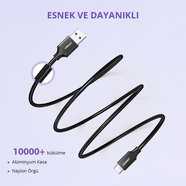 Ugreen 60729 Şarj Kablosu