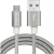 Soultech 2A Micro Metal Rope Platinum Şarj Kablosu
