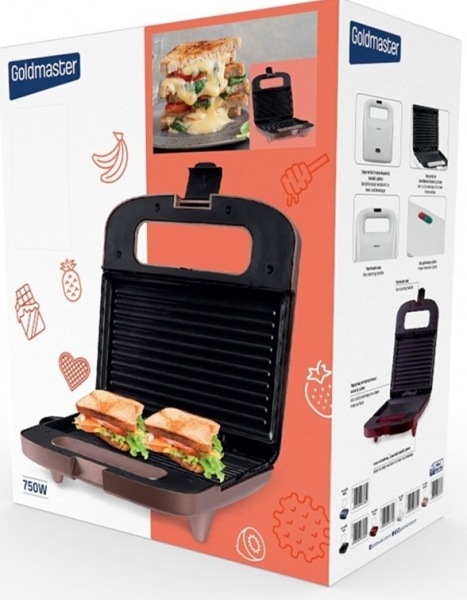 Goldmaster Moody 750W Tost Makinesi