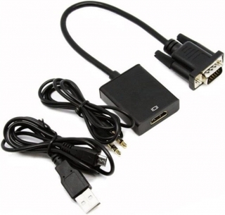 Alfais 4674 VGA to HDMI Dönüştürücü