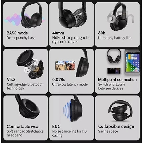 QCY H2 Kablosuz Kulaklık