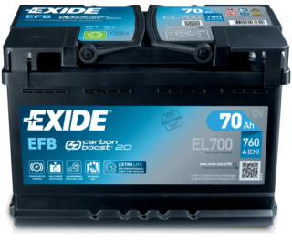Exide EFB EL700 12V 70Ah