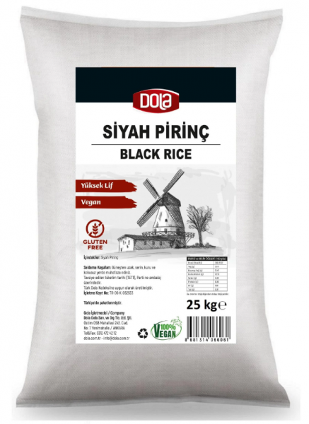 Dola Siyah Pirinç 25 kg
