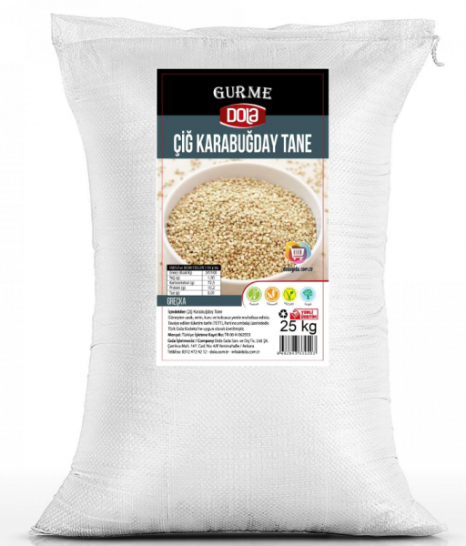 Dola Glutensiz Çiğ Karabuğday Greçka 25 kg