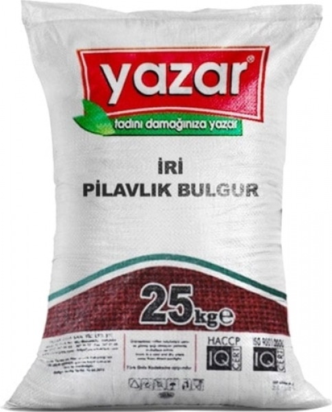 Yazar İri Pilavlık Bulgur 25 kg