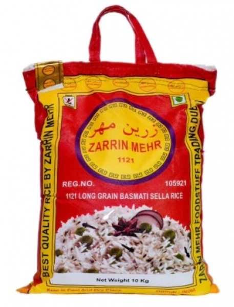 Zarrin Mehr 1121 Basmati Pirinç 10 kg