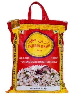 Zarrin Mehr 1121 Basmati Pirinç 10 kg