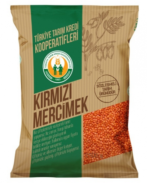 Tarım Kredi Birlik Kırmızı Yaprak Mercimek 5 kg