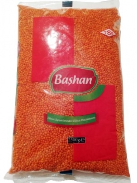 Başhan Kırmızı Mercimek 2.5 kg