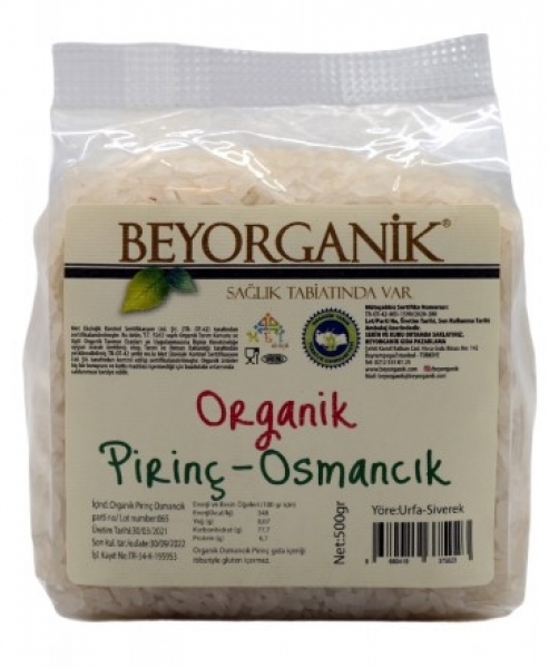 Beyorganik Organik Osmancık Pirinç 500 gr